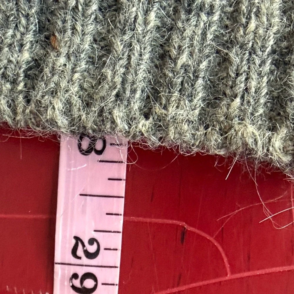 Vintage Eddie Bauer Nordic Fair Isle Sweater Mens M Gray Wool Blend Outdoor - Picture 10 of 11